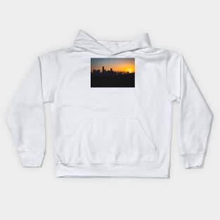 Downtown Austin Sunrise 6 Kids Hoodie